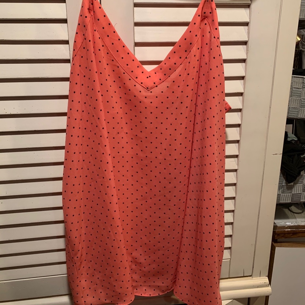 Peach Polka Dot Torrid Top